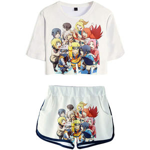 ชุดเสื้อยืดและกางเกงขาสั้นผู้หญิง แฟชั่นลำลอง ชุดเซ็ตพิมพ์ลาย เสื้อแขนสั้นพร้อมกางเกงขาสั้นทรงสบาย สไตล์ลำลอง ปี 2026 - Product Image 3