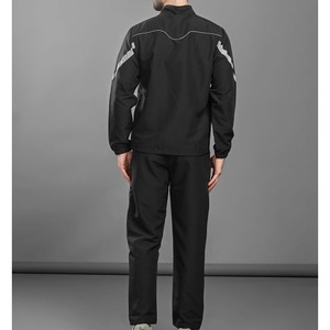 Custom Men's Black Nylon Windbreaker Tracksuit Reflective Jogging Slim Fit Premium Sportswear <b>Set</b> - Product Image 5
