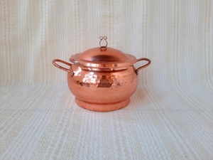 Olla de Cobre Más Vendida, Acabado Martillado, Forma Redonda, Utensilios de Cocina de Metal Duradero con Revestimiento de Acero Inoxidable - Product Image 2