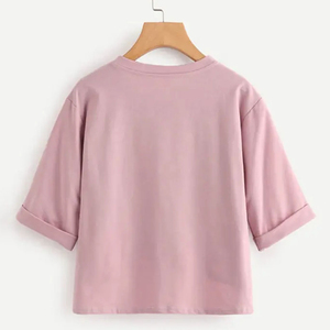 เสื้อครอปท็อปผู้หญิงขายดีที่สุด ออกแบบโลโก้ตามสั่ง เสื้อครอปท็อปผู้หญิงราคาถูก เสื้อครอปท็อปผู้หญิงระบายอากาศได้ดี - Product Image 3
