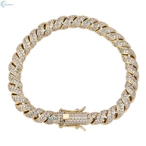 Pulsera de cuerda trenzada con diamantes cultivados en laboratorio, pulsera con incrustaciones de diamantes, pulsera hip hop personalizada para él - Product Image 2