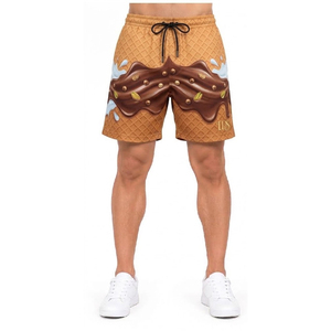 Shorts de qualité supérieure pour la crème glacée, design graphique personnalisé, tissu léger et respirant, confortables pour le streetwear et le quotidien - Product Image 3