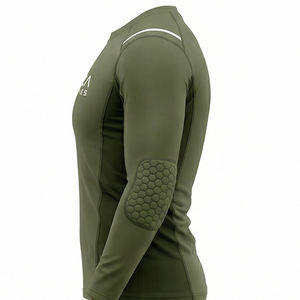 Camiseta de Compresión Titan Shield de Manga Larga para Hombre, para Gimnasio, Entrenamiento, Rendimiento Táctico, Transpirable, Ecológica, de Secado Rápido, MALUZA - Product Image 4