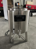 50L de qualité alimentaire en acier inoxydable lait pasteurisateur machine/jus de fruits yaourt pasteurisation réservoir traitement faisant la machine HJ-SJ50