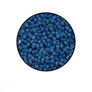 Recycled HDPE Blue Granules Injection Molding & Film Grade Reinforced <b>Plastic</b> Resin <b>Pellets</b> for Bag Applications - Product Image 5