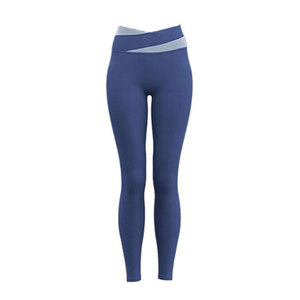 Conjunto de Yoga para Mujer al por Mayor, Diseño Moderno, Sostenible, Elástico en Cuatro Direcciones, Color Sólido - Product Image 5