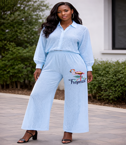 ชุดเซ็ตผ้าฝ้ายลายแจ็คการ์ดสำหรับผู้หญิง จัดจำหน่ายโดยตรงจากโรงงาน ราคาขายส่งที่ดีที่สุด - Product Image 2