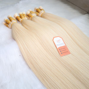 Cheveux humains vierges Remy 100% cuticules intactes, en vrac, 8''- 34'' pour les usines de cheveux russes - Product Image 2