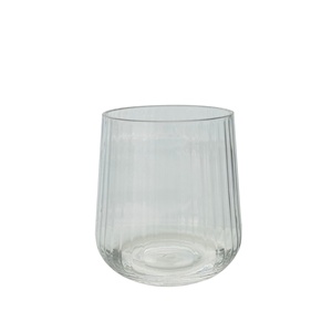 Vente en gros de verres à vin sans pied en plastique incassable à nervures, très demandés - Product Image 1