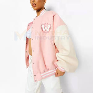 แจ็คเก็ตเลตเตอร์แมนคุณภาพสูงสำหรับผู้หญิง รุ่นใหม่ล่าสุด สวมใส่สบาย ผลิตจากผ้าฝ้าย 100% มีจำหน่ายแล้ว - Product Image 3