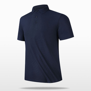Men's Solid Color <b>Half</b> Sleeve <b>Shirt</b> Polyester/Cotton Blend Breathable Casual Design <b>Button</b> Collar Regular Fit High Street Jersey - Product Image 3