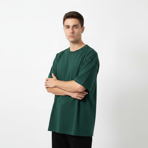 Camisetas de Algodón Extra Grandes de Moda Casual para Hombre con Diseño de Estampado Digital, Mangas Cortas Holgadas, Camisa de Tela Tejida - Product Image 4