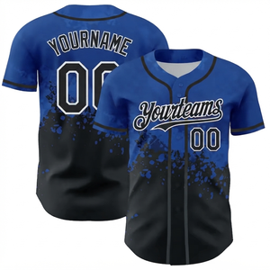 Maillot de baseball unisexe imprimé respirant et à séchage rapide 100 % polyester personnalisable écologique antibactérien absorbant la transpiration - Product Image 3