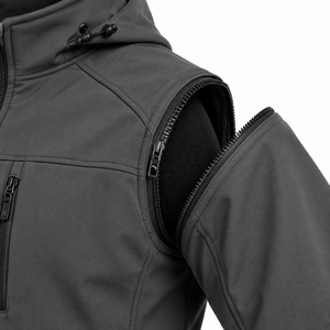 Veste coupe-vent pour homme en polyester, nouvelle conception, dernière tendance, vente chaude, fermeture éclair, logo imprimé et brodé, durable et confortable - Product Image 4
