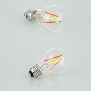 Lampadina LED A19 Decorativa E26 Base Media, Equivalente a 60W, 3 Temperature di Colore (Rosso Verde) con Vetro Trasparente, 3CCT 6W - Product Image 2