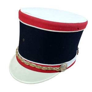 Chapeaux Shako Napoléon français avec broderie 3D, motif uni, style décontracté, imperméables et respirants en polyester/coton pour usage extérieur - Product Image 1