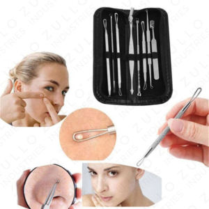 Kit Premium de Extracción de Puntos Negros y Acné, Herramientas Quirúrgicas de Acero Inoxidable para Uso Profesional - Product Image 5