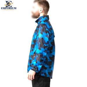 Chaqueta Impermeable de Alta Calidad para Hombre, Color Negro y Azul, con Logotipo Personalizado, para Adultos - Product Image 2