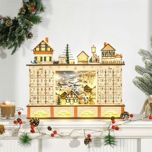 Christmas Advent Calendar with Christmas Lights for Holiday Decorations - Product Image 4