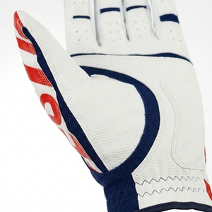 Gants de golf en cuir véritable avec drapeau américain, main droite, antidérapants, fermeture auto-agrippante, unisexes, patriotiques - Product Image 5