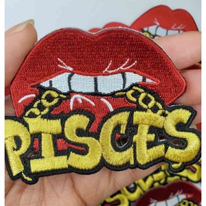 แผ่นปักลาย |   แผ่นปะลายจักรราศีโหราศาสตร์ | แพทช์ DIY สำหรับเสื้อแจ็คเก็ตและหมวก - Product Image 1