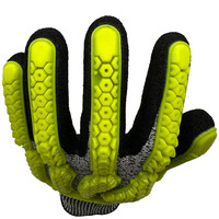 Gants mécaniques anti-choc, anti-collision, anti-coupure, pour l'entretien, les secours incendie et les mineurs, en TPR, vente en gros d'usine