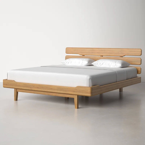 Elegant Wooden <b>Bed</b> <b>Frame</b> Bedroom Furniture with Solid Wood Material Stylish Modern and Long Lasting - Product Image 1