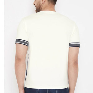 T-shirt de sport pour homme, design imprimé personnalisable, tissu respirant en coton et polyester, haute qualité, style décontracté pour l'extérieur, coupe classique - Product Image 3