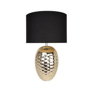 Accent Table <b>Lamps</b> High Quality Hammered <b>Antique</b> Bronze Finish Natural Linen Tapered Shade For Bedroom Living Room Bedside - Product Image 2