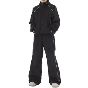 Plus Size Oversized Men Winter Casual Windbreaker <b>Set</b> Durable Comfortable High Quality Quick Dry New - Product Image 4