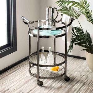 Exclusive Metal Serving Trolley Crafted For Luxury Hotels Restaurants Cafes And Residential Dining Spaces - Product Image 1