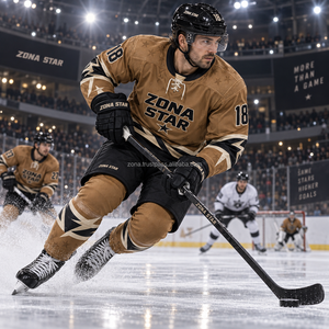 Custom Air <b>Knit</b> Hockey Jersey <b>Kit</b> Sublimated Breathable Mesh Hockey Shirt Pants Socks Set Wholesale Youth Adult OEM Team Wear - Product Image 3