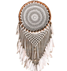 Attrape-rêves couleur arc-en-ciel Boho arbre de vie familial rotin fait à la main chambre Boho attrape-rêves cadeau fête des mères - Product Image 1