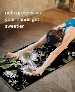 เสื่อโยคะกันลื่น PE/PP สำหรับผู้ชาย ผู้หญิง ออกกำลังกาย พิลาทิส เสื่อออกกำลังกายบนพื้น โดย Eob International - Product Image 4