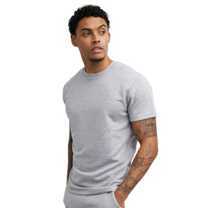 Service OEM direct usine, logo personnalisé, impression 3D sur le devant, Spandex/Polyester respirant, coupe classique, col rond de haute qualité, 180g - Product Image 6