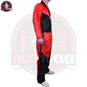 ชุดยูนิฟอร์มฟรีสไตล์แบบสั่งทำพิเศษ ดีไซน์คอวี คุณภาพดีที่สุด สำหรับฝึกซ้อมและการแข่งขันศิลปะการต่อสู้ฟรีสไตล์ - Product Image 5