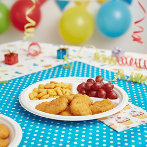 Plato Desechable de Bagazo de 9 Pulgadas con 3 Compartimentos |   Plato Ecológico de Caña de Azúcar |   Plato Thali Compostable |   Placa de Acero de Alta Resistencia - Product Image 4