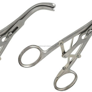 Pinzas Dilatadoras Traqueales Laborde de Acero Inoxidable, Instrumento Quirúrgico Manual de Otorrinolaringología, Reutilizable, Autoclavable, CE, para Clínica y Hospital - Product Image 4
