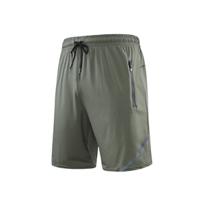 Shorts cargo décontractés pour hommes à taille élastique, logo frontal uni, respirants, légers, imperméables, pour activités de plein air - Product Image 1
