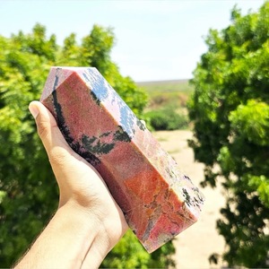 Torre de Cristal de Rodonita de Alta Calidad, Piedra Rosa Decorativa para el Hogar, Generador de Puntos, Artesanía de Piedra Semipreciosa de Calidad para el Hogar - Product Image 2