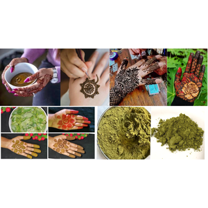 Henna 100% Pura y Natural en Polvo Fino, Semi-Selvatica, Orgánica, Patil Foods India BAQ, Grado Cosmético, Para Todas las Estaciones - Product Image 5