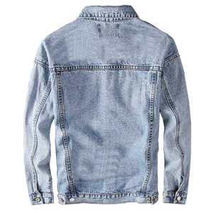 Vestes en jean pour hommes à manches longues, confortables et boutonnées, les plus vendues, dernières nouveautés, vestes en jean décontractées fantaisie pour hommes - Product Image 4