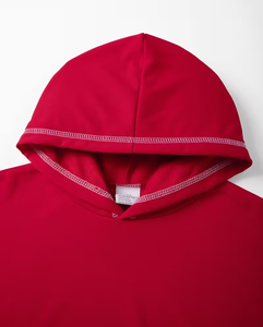 Customizable Color Block Winter Lined Breathable Eco-Friendly Boys Hoodie Pullover Long Sleeve Fleece Polyester/Cotton Casual - Product Image 5
