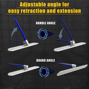 Lama per cemento Bull Float 48FT 8FT con 4 manici combinabili in lega di magnesio e alluminio, a lama piatta, personalizzabile OEM - Product Image 3