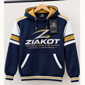 Sweat-shirt à capuche sportif tendance Ziakot Industry, personnalisé, avec dégradé noir et or vieilli, vente en gros directe - Product Image 5