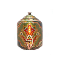 Distributeur d'eau en cuivre martelé avec robinet et couvercle pour usage domestique, ensemble de 3 pièces, style vintage, en promotion
