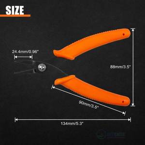 Mini Nose Pliers 5 Inch Stainless Steel Jewelry Making Tool Precision Smooth Jaw Pliers <b>Wire</b> Looping Bending <b>Craft</b> Repair - Product Image 2