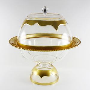 Acrylic <b>Cake</b> <b>Stand</b> Multifunctional Plastic Serving Platter <b>and</b> <b>Cake</b> Plate with <b>Dome</b> - Product Image 6