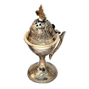 Quemador de incienso/bakhoor de latón con diseño personalizado para iglesias ortodoxas, diseños duraderos y personalizables. - Product Image 1