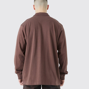 เสื้อโปโลแขนสั้นผู้ชาย ผ้าไหมน้ำแข็ง เสื้อยืดสีพื้น ยืดหยุ่น สวมใส่สบาย เสื้อลำลอง เสื้อยืดผู้ชาย - Product Image 4